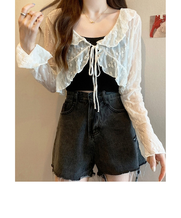 【当商品送料無料】カーディガン レディース ショート丈 通販 シアーカーディガン ボレロ ショートカーディガン カーデガン 羽織もの はおりもの