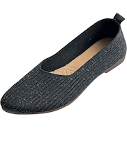 【当商品送料無料】ニットパンプス 痛くない 通販 ニット シューズ パンプス フラットシューズ ぺたんこ レディース靴 コンフォートシューズ