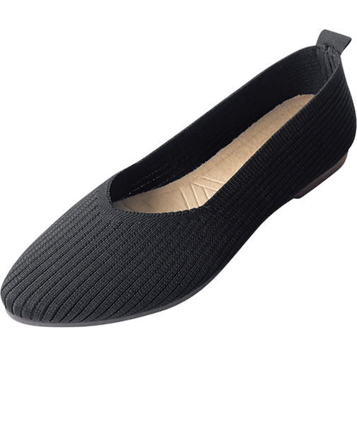 【当商品送料無料】ニットパンプス 痛くない 通販 ニット シューズ パンプス フラットシューズ ぺたんこ レディース靴 コンフォートシューズ