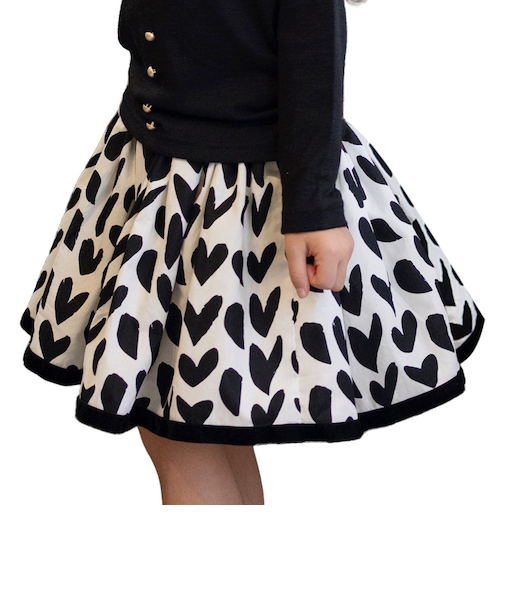 【当商品送料無料】Rora 子供服 スカート 通販 アゲハ ハート柄スカート フレアスカート チュールスカート キッズ 女の子 女子 ハート