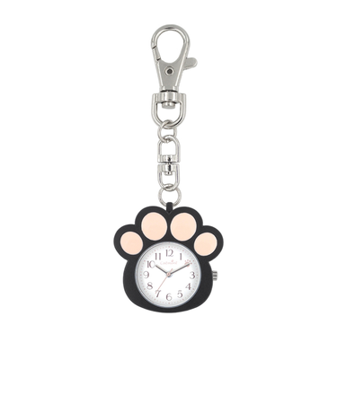 【当商品送料無料】懐中時計 レディース 通販 catmint キャットミント チャームウォッチ 肉球チャームウォッチ バッグチャーム