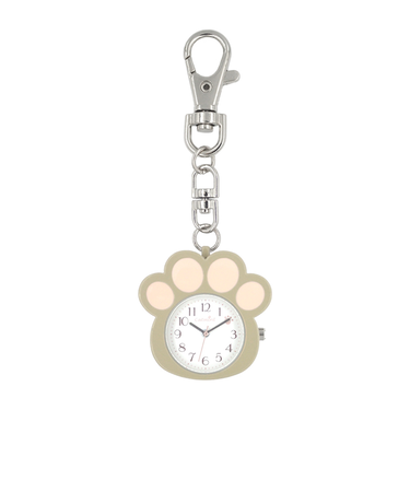 【当商品送料無料】懐中時計 レディース 通販 catmint キャットミント チャームウォッチ 肉球チャームウォッチ バッグチャーム