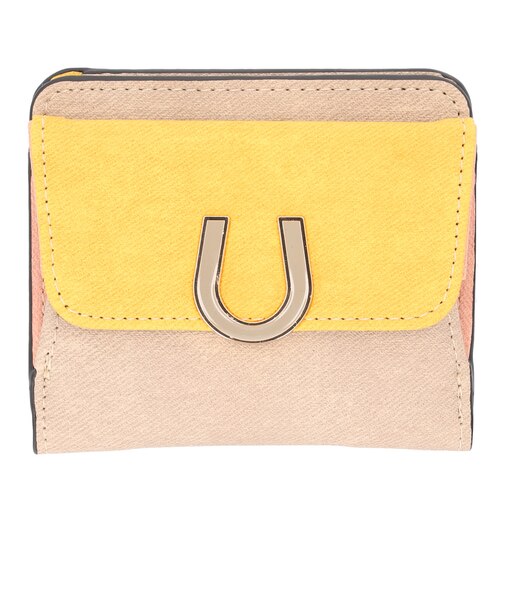 【当商品送料無料】ラムモード 財布 通販 馬蹄モチーフ 二つ折り財布 レディース お財布 ミニ財布 サイフ ウォレット 小銭入れ カード入れ