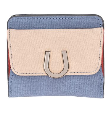 【当商品送料無料】ラムモード 財布 通販 馬蹄モチーフ 二つ折り財布 レディース お財布 ミニ財布 サイフ ウォレット 小銭入れ カード入れ