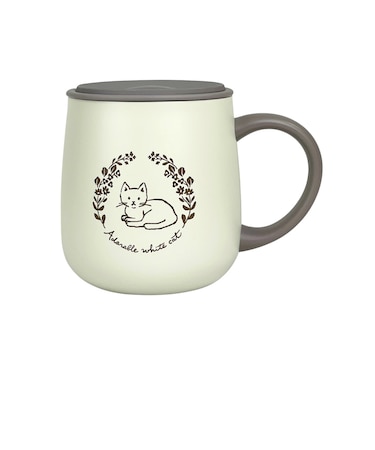 【当商品送料無料】ステンレスマグカップ かわいい 猫 通販 真空断熱 マグカップ 保冷 保温 ステンレスマグ おしゃれ コップ 蓋付き 300ml