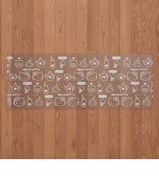 【当商品送料無料】キッチンマット 透明 キャラクター 通販 透明キッチンマット キッチン マット キッチン用マット クリアキッチンマット