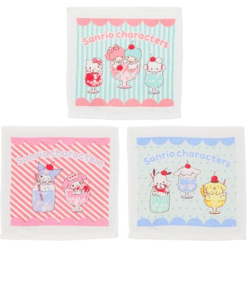 【当商品送料無料】おしぼりタオル 子供 通販 タオル 3枚セット 子供用おしぼりタオル 手拭きタオル ハンドタオル お手拭きタオル キャラクター