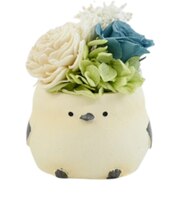 【当商品送料無料】プリザーブドフラワー シマエナガ 通販 ブリザーブドフラワー フラワーギフト 花 鳥 ブリザードフラワー シマエナガグッズ