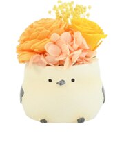 【当商品送料無料】プリザーブドフラワー シマエナガ 通販 ブリザーブドフラワー フラワーギフト 花 鳥 ブリザードフラワー シマエナガグッズ