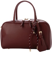 【当商品送料無料】カシュカシュ cachecache バッグ 10-00-02970 通販 ボストンバッグ チャーム付横長ボストン 手提げ