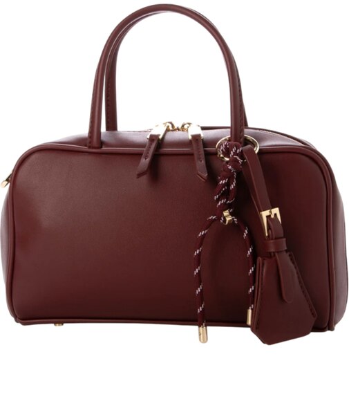 【当商品送料無料】カシュカシュ cachecache バッグ 10-00-02970 通販 ボストンバッグ チャーム付横長ボストン 手提げ