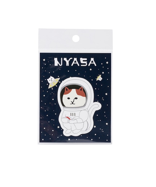 【当商品送料無料】NEKONOBA 通販 ステッカー NEKONOBAグッズ NYASA ステッカーシール シール キャラクター かわいい 可愛い