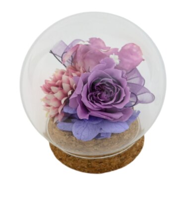 【当商品送料無料】プリザーブドフラワー ガラスドーム 通販 ブリザーブドフラワー フラワーギフト 花 ブリザードフラワー おしゃれ かわいい 贈り物