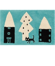 【当商品送料無料】猫柄 バスマット 通販 アツコマタノ atsuko matano 足拭きマット お風呂マット 浴室足ふきマット おふろマット