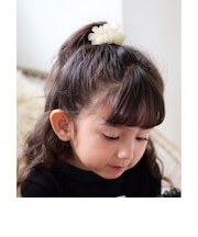 【当商品送料無料】Rora シュシュ キッズ 通販 ローラ ふわふわ 髪飾り お団子 ヘアゴム ポニーテール 女の子 子供 子ども こども