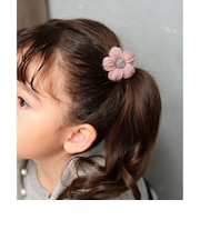 【当商品送料無料】Rora ヘアゴム キッズ 通販 ブルーム ニット 髪ゴム 髪飾り 髪どめ 髪留め ヘアアクセサリー 子供 子ども こども 女の子