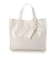 【当商品送料無料】カシュカシュ cachecache バッグ 01-00-76454 通販 トートバッグ ソフトエナメルスクエア手提げトートS