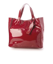 【当商品送料無料】カシュカシュ cachecache バッグ 01-00-76454 通販 トートバッグ ソフトエナメルスクエア手提げトートS