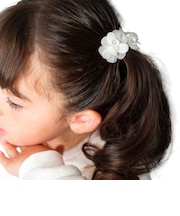 【当商品送料無料】Rora ヘアクリップ キッズ 2個セット 通販 スノーフラワー お花 花びら ヘアークリップ 髪どめ 髪留め ヘアアクセサリー