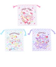 【当商品送料無料】巾着 キャラクター 通販 コップ袋 コップ入れ 歯ブラシ入れ 3枚セット 給食袋 Sサイズ 巾着袋 幼稚園 保育園 小学校 入園