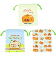 【当商品送料無料】巾着 キャラクター 通販 コップ袋 コップ入れ 歯ブラシ入れ 3枚セット 給食袋 Sサイズ 巾着袋 幼稚園 保育園 小学校 入園