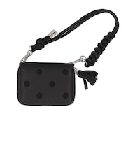 【当商品送料無料】ペルケ ウォレットショルダー perche 80-06-00140 通販 お財布 財布 ドット刺繍 スマホ ストラップホルダー