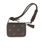 【当商品送料無料】ペルケ ウォレットショルダー perche 80-06-00140 通販 お財布 財布 ドット刺繍 スマホ ストラップホルダー