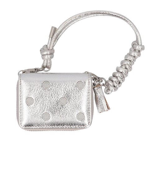 【当商品送料無料】ペルケ ウォレットショルダー perche 80-06-00140 通販 お財布 財布 ドット刺繍 スマホ ストラップホルダー