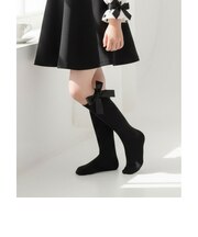 【当商品送料無料】キッズ ハイソックス 女の子 通販 Rora ローラ 子供服 エマリー リボン 靴下 長靴下 ソックス くつ下 膝下 子供 こども
