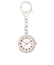 【当商品送料無料】レディース 懐中時計 通販 時計 バックチャーム キーチェーン アナログ時計 ナースウォッチ キーホルダー ウォッチ ミニ 日付