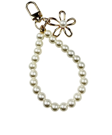 【当商品送料無料】キーチャーム パール フラワー 通販 チャーム キーホルダー バッグチャーム バックチャーム かわいい 普段使い Diamond