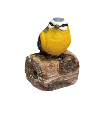 【当商品送料無料】置物 センサー 通販 ガーデンオーナメント オブジェ 小鳥のさえずり オーナメント 玄関先 庭 ハミングアニマル 音センサー