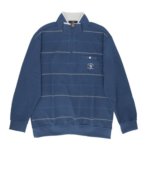 【当商品送料無料】ハーフジップトレーナー SANTA BARBARA 通販 おしゃれ トレーナー トップス メンズ サンタバーバラ プルオーバー