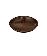 【当商品送料無料】日本製 ランチプレート 通販 仕切り皿 おしゃれ 食器 抗菌 食洗機対応 電子レンジ対応 ワンプレート すくえる お皿 丸 木目調