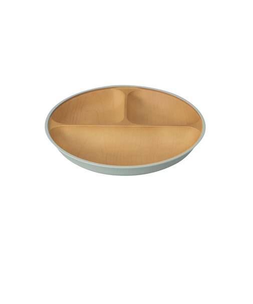 【当商品送料無料】日本製 ランチプレート 通販 仕切り皿 おしゃれ 食器 抗菌 食洗機対応 電子レンジ対応 ワンプレート すくえる お皿 丸 木目調