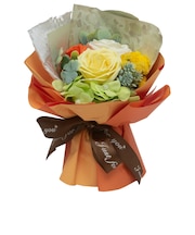 【当商品送料無料】ブーケ ソープフラワー 観賞用 通販 造花 ソープフラワーギフト ウィッシュコアブーケ 贈りもの 贈り物 贈物 かわいい 可愛い