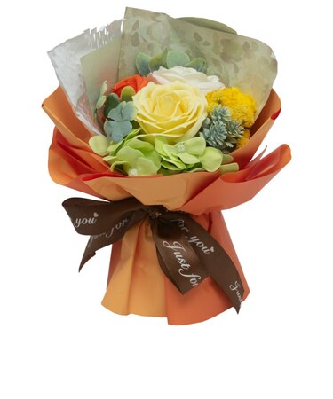 【当商品送料無料】ブーケ ソープフラワー 観賞用 通販 造花 ソープフラワーギフト ウィッシュコアブーケ 贈りもの 贈り物 贈物 かわいい 可愛い