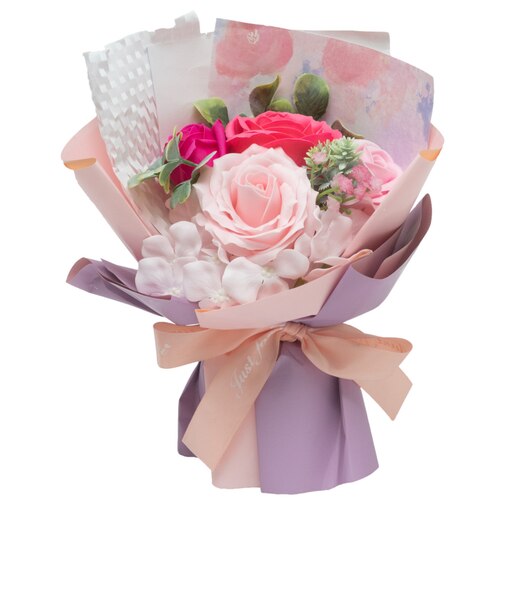 【当商品送料無料】ブーケ ソープフラワー 観賞用 通販 造花 ソープフラワーギフト ウィッシュコアブーケ 贈りもの 贈り物 贈物 かわいい 可愛い