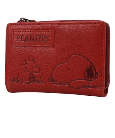 【当商品送料無料】スヌーピー 財布 二つ折り 通販 SNOOPY 73055 レザー 本革 牛革 二つ折り財布 2つ折り財布 お財布 レディース