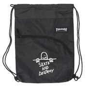 【当商品送料無料】スラッシャー ナップサック THRASHER 通販 ナップザック リュック スポーツバッグ ジムバッグ スパバッグ シューズバッグ