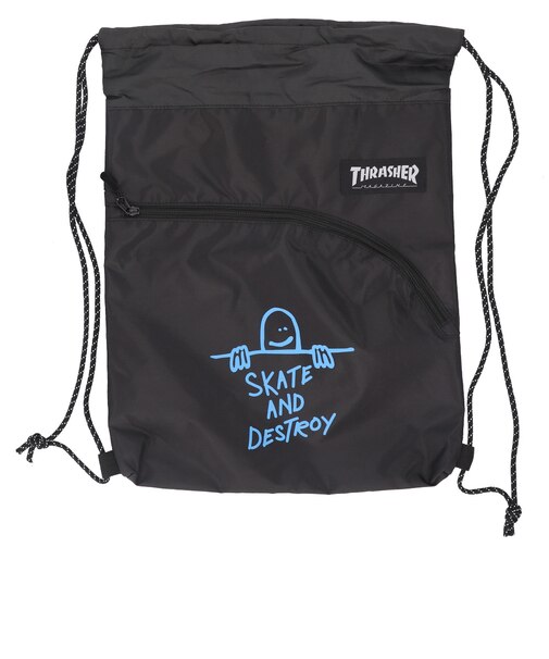 【当商品送料無料】スラッシャー ナップサック THRASHER 通販 ナップザック リュック スポーツバッグ ジムバッグ スパバッグ シューズバッグ