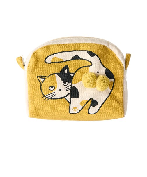 【当商品送料無料】ニャンタマポーチ AND PACKABLE 通販 ミニポーチ 猫 小物入れ かわいい ねこ ネコ アニマル 動物 おしゃれ