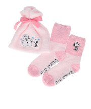 【当商品送料無料】もこもこ靴下 かわいい 通販 ルームソックス 靴下 キャラクター ソックス もこもこ靴下in巾着 ふわふわ靴下 ふわふわソックス