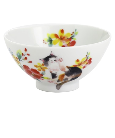 【当商品送料無料】お茶碗 小さめ 可愛い 通販 子供 子ども こども 猫 ネコ ねこ 茶わん 子ども食器 ご飯茶碗 内祝い 引き出物 猫グッズ