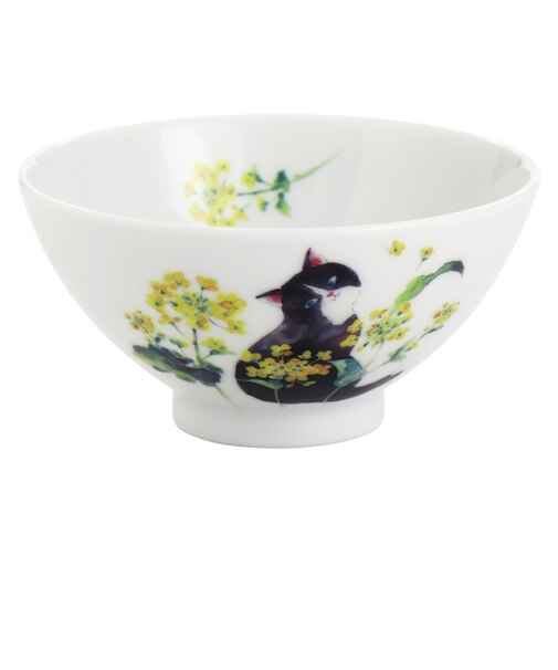 【当商品送料無料】お茶碗 小さめ 可愛い 通販 子供 子ども こども 猫 ネコ ねこ 茶わん 子ども食器 ご飯茶碗 内祝い 引き出物 猫グッズ