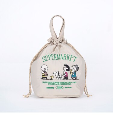 【当商品送料無料】スヌーピー ランチバッグ 通販 ランチトート ランチトートバック 弁当袋 ランチ巾着袋 巾着バッグ 保冷バッグ 巾着トートバッグ