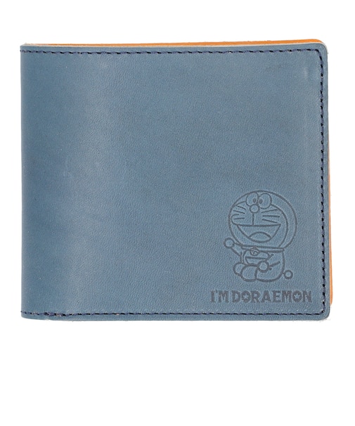 【当商品送料無料】ドラえもん 財布 dor-53 通販 日本製 栃木レザー 姫路レザー 二つ折り財布 本革財布 レザーウォレット 革財布 ミニ財布