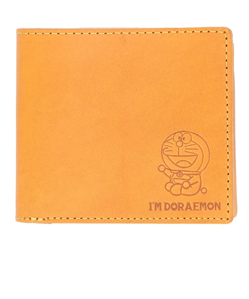 【当商品送料無料】ドラえもん 財布 dor-53 通販 日本製 栃木レザー 姫路レザー 二つ折り財布 本革財布 レザーウォレット 革財布 ミニ財布