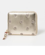 【当商品送料無料】perche ペルケ 財布 08-06-03900 通販 ドット刺繍ラウンドパームフィットウォレット 二つ折り財布 二折