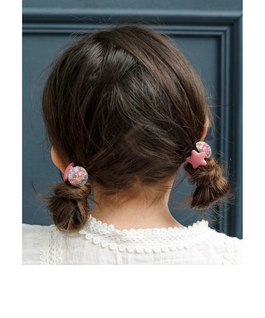 【当商品送料無料】Rora ヘアゴム 2個セット フラワー 通販 ローラ rora 髪ゴム 髪飾り 髪留め ヘアタイ キッズヘアゴム ヘアーゴム